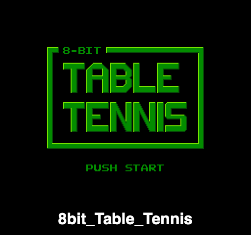 8bit Table Tennis artwork